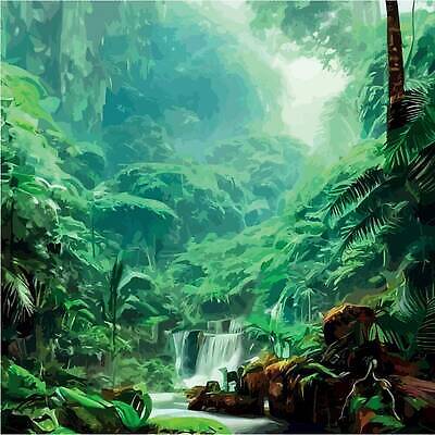 EPS 해외이미지 백그라운드 잎 일러스트 자연 사람없음 초록색 열대우림 해외202309 해외일러스트 식물 컬러 숲 생태계 파일형식 벡터