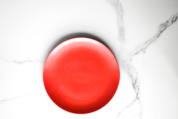 포토 JPG 해외이미지 그릇 사람없음 빨간색 화려 플랫 오브젝트 대리석 해외202309 해외포토 식기 컬러 컨셉 재료 파일형식