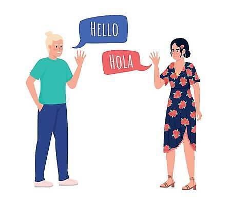 EPS 해외이미지 클립아트 백인 캐릭터 디자인 영어 여자 교육 남자 백그라운드 일러스트 통신 교실 서기 사람 성인 그래픽 친구 학습 스터디 우정 흰색 인사 플랫 만화 애니메이션 히스패닉 고립 스페인어 벡터 디테일 밀레니얼 해외202309 해외일러스트 일러캐릭터 서양인 문자 컬러 학교 관계 모션 경제 예절 파일형식