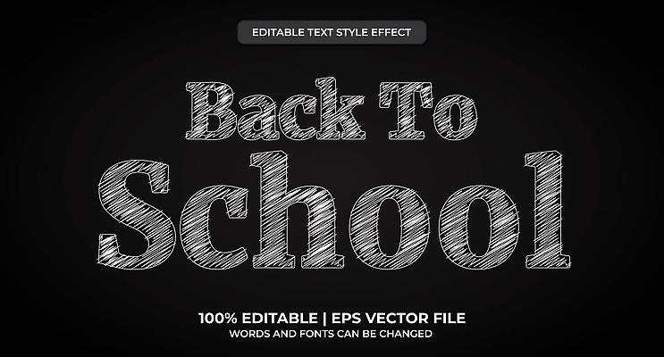 EPS 해외이미지 디자인 일러스트 텍스트 타이포그라피 사람없음 검은색 칠판 낙서 해외202309 해외일러스트 문자 컬러 파일형식 벡터