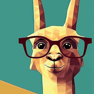 EPS 해외이미지 디자인 안경 일러스트 사람없음 팝아트 라마 해외202309 해외일러스트 잡화 그림 파일형식 벡터