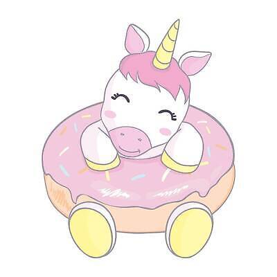 EPS 해외이미지 한마리 분홍색 일러스트 사람없음 도넛 유니콘 해외202309 해외일러스트 1 컬러 디저트 파일형식 벡터