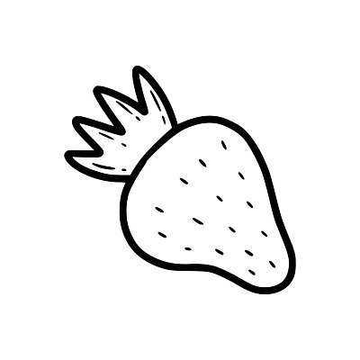 EPS 해외이미지 디자인 열매 선 음식 스티커 일러스트 표시 딸기 미술 그래픽 픽토그램 검은색 낙서 스케치 심볼 사인 그림 윤곽 손그림 비타민 내추럴 엘리먼트 벡터 해외202309 해외일러스트 식물 컬러 과일 문화예술 영양소 파일형식