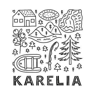 EPS 해외이미지 나무 전통 디자인 포스터 문화 여행 백그라운드 일러스트 자연 휴가 주택 그래픽 강 폭포 소나무 신용카드 보트 낙서 숲 언덕 그림 러시아 윤곽 기념품 전나무 고립 전국 크랜베리 벡터 해외202309 해외일러스트 식물 열매 유럽 배_교통 건물 금융 오브젝트 생태계 파일형식