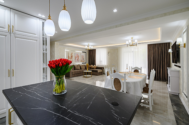 포토 JPG 해외이미지 디자인 꽃 섬 가구 의자 탁자 새로움 바닥 아파트 주택 실내 사람없음 내부 장식 빛 우주 주방 검은색 기계 방 가전제품 흰색 재산 고급 수리 오븐 계산대 캐비닛 심플 대리석 미니멀리스트 개조 해외202309 해외포토 식물 컬러 생활용품 컨셉 재료 건물 금융 사물함 파일형식