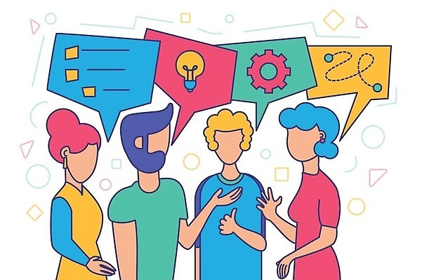 EPS 해외이미지 클립아트 캐릭터 학생 디자인 배너 여자 남자 포스터 포즈 백그라운드 일러스트 텍스트 통신 아이디어 함께함 말하기 대화 사람 그래픽 친구 컬러풀 우주 거품 토론 만화 심볼 동료 그림 윤곽 손그림 문제 해결 세대 고립 엘리먼트 벡터 해외202309 해외일러스트 일러캐릭터 컬러 컨셉 관계 모션 파일형식