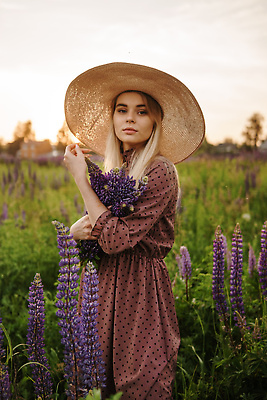 포토 JPG 해외이미지 여자 잎 꽃밭 한명 상반신 성인 야외 뷰티 노을 허브 밀짚모자 내추럴 허브꽃 성인여자한명만 해외202309 해외포토 자연요소 식물 모자_잡화 1 꽃 사람 여자한명만 성인여자만 파일형식