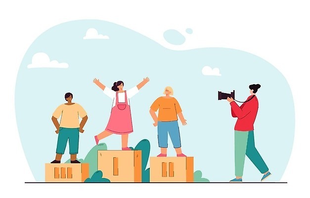 EPS 해외이미지 템플릿 직업 디자인 배너 행복 스포츠 백그라운드 컨셉 일러스트 비즈니스 서기 사람 그래픽 카메라 사진촬영 웹 경쟁 무대 우승 업무 기자 플랫 사진사 받침대 그림 장면 페이지 단상 대회 고립 승자 엘리먼트 지휘대 착륙 챔피언 필승 벡터 해외202309 해외일러스트 감정 인터넷 모션 전자제품 촬영 최고 작업 작가 파일형식