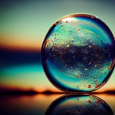 포토 JPG 해외이미지 사람없음 반사 물방울 원형 신비 유리구슬 몽환 해외202309 해외포토 도형 컨셉 유리 구슬 파일형식