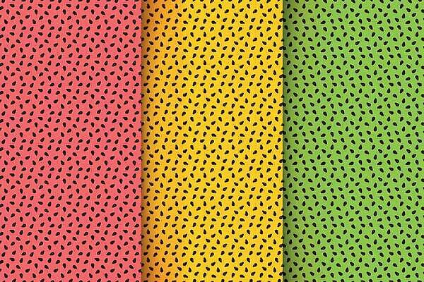 EPS 해외이미지 식물 디자인 종이 음식 조각 백그라운드 패턴 오렌지 과일 일러스트 수박 키위 씨앗 빨간색 초록색 세트 노란색 파티 신선 달콤 인쇄 낟알 잼 만화 수집 먹기 질감 심플 열정 강렬 숙성 스크랩북 이국적 벡터 미니멀 해외202309 해외일러스트 감정 컬러 무늬 모션 이벤트 소스_음식 맛 파일형식