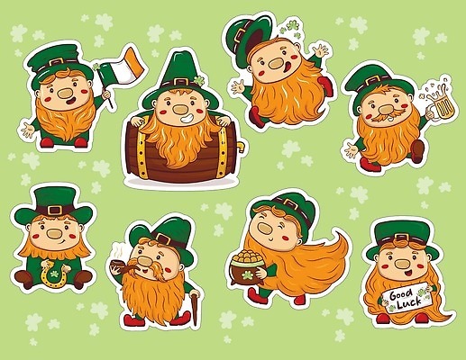 EPS 해외이미지 캐릭터 모자 전통 디자인 행복 돈 일러스트 동화 휴가 요정 미소 사람 장식 초록색 파티 축제 봄 행운 황금 성자 토끼풀 심볼 아일랜드 빨간머리 난쟁이 고립 마스코트 벡터 해외202309 해외일러스트 일러캐릭터 식물 헤어스타일 잡화 계절 감정 유럽 종교 컬러 컨셉 표정 이벤트 재산 파일형식