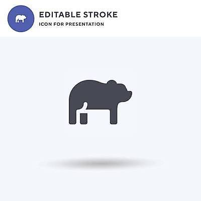 EPS 해외이미지 일러스트 곰 그림자 타이포그라피 사람없음 해외202309 해외일러스트 동물 문자 포유류 파일형식 벡터