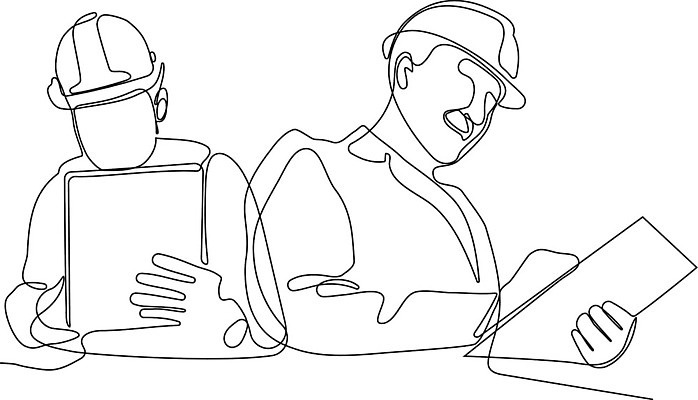 EPS 해외이미지 직업 남자 산업 선 일러스트 비즈니스 건축양식 청소년 노동자 사람 건물 요리사 쪽지 축하 업무 비즈니스맨 엔지니어 수리 헬멧 건축가 토론 5월 윤곽 온라인 공학 계약자 배려 프로젝트 반복 해외202309 해외일러스트 건축물 교육 건축 컨셉 작업 직장인 날짜 기술자 보호장비 계약 파일형식 벡터