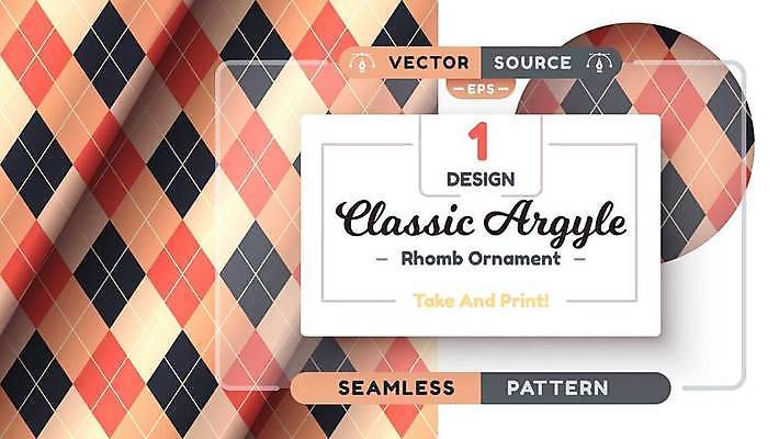 EPS 해외이미지 패턴 일러스트 사람없음 체크무늬 코랄 해외202309 해외일러스트 컬러 무늬 파일형식 벡터