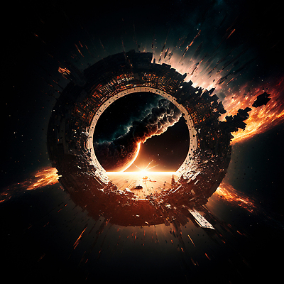 JPG 해외이미지 일러스트 사람없음 빛 판타지 우주 구멍 터널 신비 질감 공상 환상 SF 해외202309 해외일러스트 길 컨셉 상상 파일형식