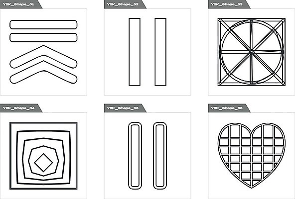 EPS 해외이미지 디자인 선 일러스트 추상 사람없음 그래픽 세트 하트 심볼 기하학 엘리먼트 해외202309 해외일러스트 모양 무늬 파일형식 벡터