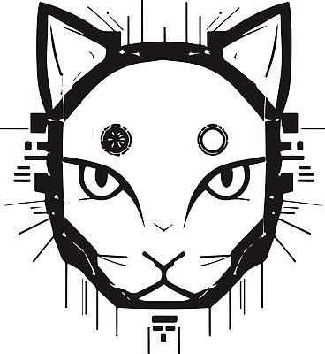 EPS 해외이미지 동물 캐릭터 디자인 과학 컨셉 티셔츠 일러스트 추상 미래 기술 그래픽 컴퓨터 머리 디지털 고양이 웹 사이버 스마트 심볼 로봇 사인 순환 전자 시스템 기하학 고립 마스코트 인공 활자 벡터 해외202309 해외일러스트 일러캐릭터 셔츠 무늬 인터넷 포유류 모션 신체부위 전자제품 반려동물 활자판 파일형식