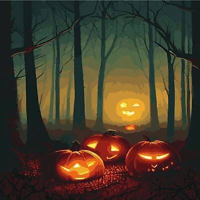 EPS 해외이미지 나무 일러스트 호박 사람없음 어둠 할로윈 슬픔 야간 잭오랜턴 해외202309 해외일러스트 자연요소 식물 감정 채소 파일형식 벡터