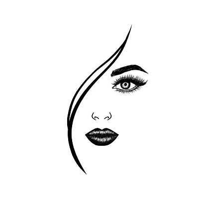 EPS 해외이미지 헤어스타일 손 디자인 여자 얼굴 일러스트 흑백 미소 사람 성인 뷰티 머리 검은색 찡그림 낙서 스케치 속눈썹 심볼 입술 고립 아바타 스타일 미니멀리스트 미니멀 해외202309 해외일러스트 컬러 촬영기법 표정 미술 신체부위 눈썹 파일형식 벡터