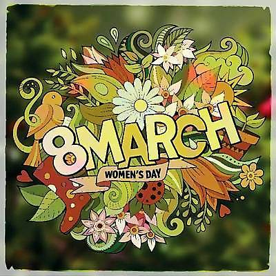 EPS 해외이미지 꽃 일러스트 조류 사람없음 초록색 낙서 가득함 무당벌레 8월 세계여성의날 레터링 해외202309 해외일러스트 식물 동물 기념일 컬러 곤충 날짜 파일형식 벡터