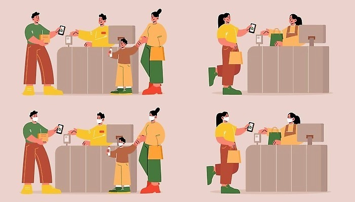 EPS 해외이미지 캐릭터 잡화 얼굴 백그라운드 돈 일러스트 가족 모바일 가면 사람 스마트폰 핸드폰 쇼핑 세트 상점 기계 플랫 보호 구매 만화 계산대 무선전화기 고객 서비스 소매 슈퍼마켓 계산원 고립 체크아웃 터미널 벡터 해외202309 해외일러스트 일러캐릭터 직업 컨셉 관계 신체부위 전자제품 스마트기기 재산 전화기 파일형식