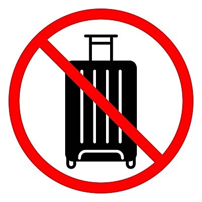 EPS 해외이미지 일러스트 경고 사람없음 픽토그램 캐리어 금지 심볼 수하물 해외202309 해외일러스트 여행가방 파일형식 벡터