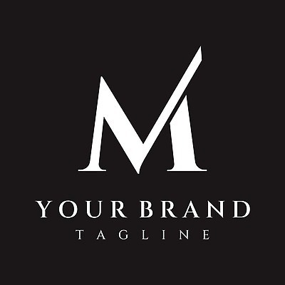 EPS 해외이미지 일러스트 비즈니스 사람없음 심볼 M 미니멀 해외202309 해외일러스트 알파벳 파일형식 벡터