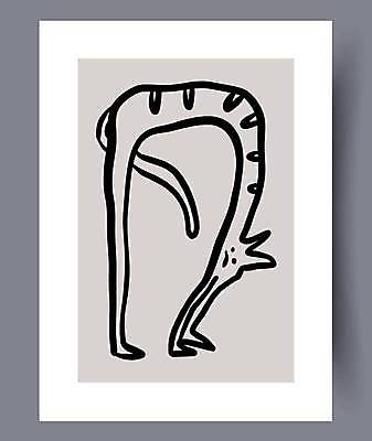 EPS 해외이미지 선 백그라운드 일러스트 추상 미술 사람없음 분위기 기린 캔버스 기하학 해외202309 해외일러스트 컨셉 무늬 포유류 문화예술 파일형식 벡터