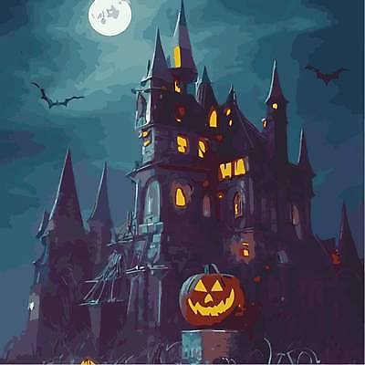 EPS 해외이미지 일러스트 호박 주택 사람없음 할로윈 야간 잭오랜턴 해외202309 해외일러스트 자연요소 채소 건물 파일형식 벡터