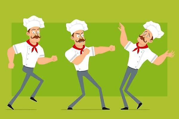 EPS 해외이미지 캐릭터 그릇 남자 행복 얼굴 음식 유니폼 일러스트 말하기 요리 서기 소년 세트 달리기 주방 식당 요리사 힘 분노 표현 바 플랫 만화 탈출 사인 싸움 애니메이션 고립 상대 적 제빵사 스타일 벡터 해외202309 해외일러스트 일러캐릭터 직업 식기 옷 감정 어린이 컨셉 모션 사람 신체부위 상점 파일형식