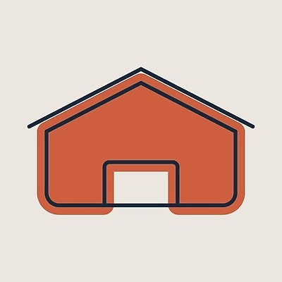 EPS 해외이미지 디자인 산업 농업 일러스트 건물 농장 문 농부 심볼 창고 사인 대문 수납 외양간 격납고 밭일 차고 벡터 해외202309 해외일러스트 직업 건축물 파일형식 건축