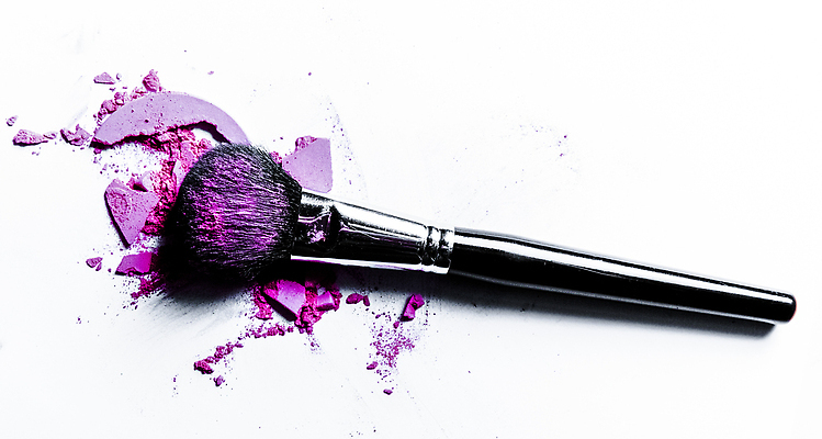 포토 JPG 해외이미지 사람없음 뷰티 보라색 화장품 손상 가루 질감 아이섀도 메이크업브러쉬 해외202309 해외포토 컬러 컨셉 붓 파일형식