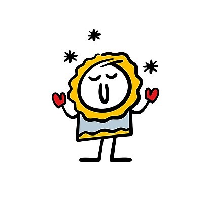 EPS 해외이미지 인물캐릭터 일러스트 아이슬란드 한명 들기 사람 하트 낙서 심플 해외202309 해외일러스트 일러캐릭터 모양 캐릭터 1 유럽 모션 파일형식 벡터