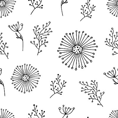 EPS 해외이미지 식물 손 디자인 꽃 선 백그라운드 꽃무늬 패턴 밭 일러스트 자연 벽지 그래픽 장식 검은색 봄 들꽃 벚꽃 흰색 나뭇가지 시골 직물 우아함 낙서 허브 질감 심플 윤곽 포장소품 벡터 미니멀 해외202309 해외일러스트 나무 계절 컬러 컨셉 무늬 농업 포장 신체부위 오브젝트 생태계 포장재료 파일형식