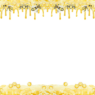 JPG 해외이미지 일러스트 사람없음 달콤 꿀벌 테두리 꿀 벌집 허니콤 해외202309 해외일러스트 모양 맛 벌_곤충 파일형식