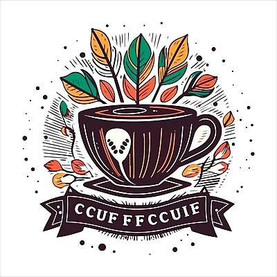 EPS 해외이미지 커피 일러스트 사람없음 커피잔 심볼 해외202309 해외일러스트 음료 잔 파일형식 벡터