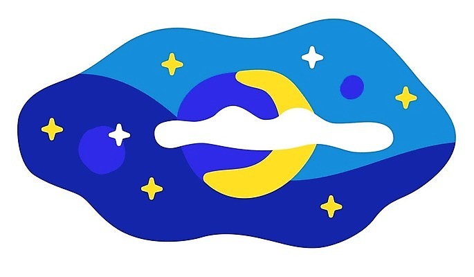 EPS 해외이미지 모양 디자인 별 백그라운드 스티커 일러스트 자연 벽지 하늘 추상 미술 그래픽 장식 가로 파란색 컬러풀 어둠 꿈 달 잠 최고 플랫 낙서 야간 초승달 만화 스케치 오브젝트 점성술 천문학 내추럴 고립 엘리먼트 벡터 해외202309 해외일러스트 자연요소 교육 컬러 무늬 문화예술 생태계 파일형식