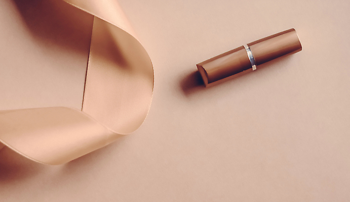 포토 JPG 해외이미지 리본 사람없음 뷰티 화장품 립스틱 오브젝트 살구색 해외202309 해외포토 컬러 파일형식