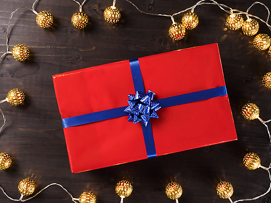 포토 JPG 해외이미지 리본 크리스마스장식 사람없음 선물상자 하이앵글 오브젝트 알전구 나무배경 해외202309 해외포토 뷰포인트 백그라운드 크리스마스 전구 선물 상자 파일형식