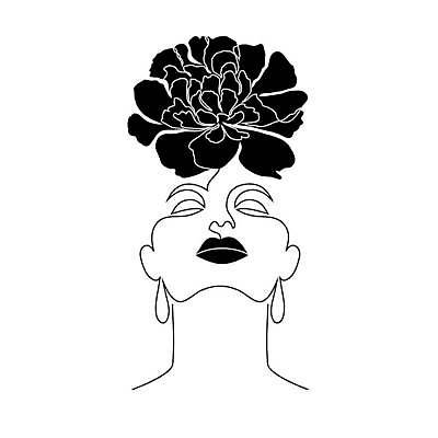 EPS 해외이미지 모델 1 디자인 여자 꽃잎 꽃 행복 포스터 얼굴 선 백그라운드 컨셉 꽃무늬 일러스트 미소 사람 성인 그래픽 뷰티 유행 검은색 스케치 문신 심볼 입술 사인 그림 고립 엘리먼트 작약 아바타 스타일 벡터 반복 미니멀리스트 해외202309 해외일러스트 식물 감정 컬러 무늬 표정 미술 신체부위 파일형식