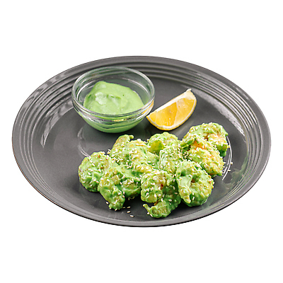 포토 JPG 해외이미지 접시 음식 부분 새우 요리 동양인 사람없음 옆모습 식사 고추냉이 레몬 해산물 흰배경 항공촬영 고립 맛있는 해외202309 해외포토 식기 뷰포인트 백그라운드 과일 갑각류 인종 흰색 양념 파일형식