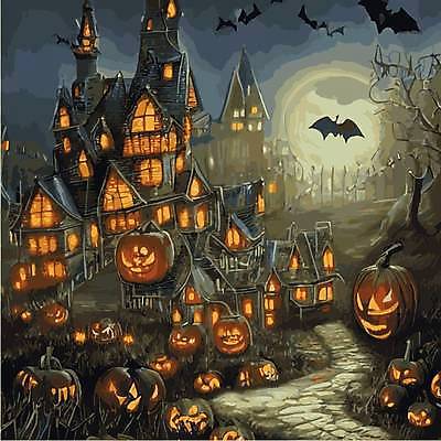 EPS 해외이미지 일러스트 호박 사람없음 할로윈 야간 잭오랜턴 해외202309 해외일러스트 자연요소 채소 파일형식 벡터