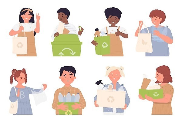 EPS 해외이미지 캐릭터 잡화 종이 어린이 가방 일러스트 교실 학교 유리 종류 소년 초록색 세트 환경 검은색 재활용 행성 잡기 면 항아리 플랫 보호 쓰레기 폐기물 컨테이너 플라스틱 만화 청소 수집 에코 낭비 영 경영 돌봄 분류 생태학 벡터 해외202309 해외일러스트 일러캐릭터 교육 남자 산업 컬러 컨셉 비즈니스 모션 재질 사람 숫자 우주 도자기 친환경 파일형식