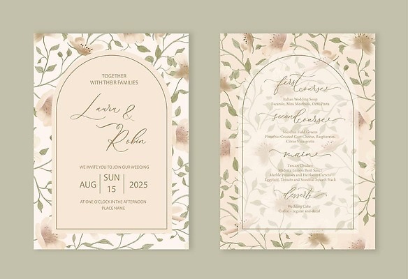 EPS 해외이미지 식물 분홍색 결혼 일러스트 프레임 사람없음 세트 축하 분위기 아치 감성 카피스페이스 해외202309 해외일러스트 컬러 컨셉 이벤트 공백 파일형식 벡터