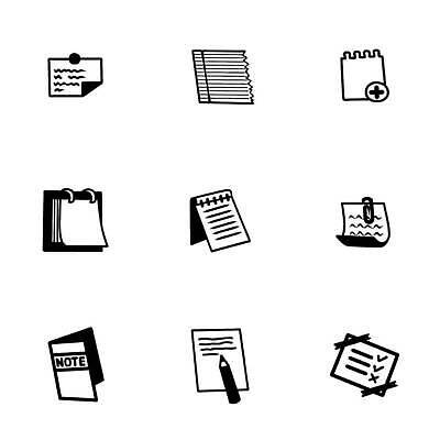 EPS 해외이미지 모양 디자인 실루엣 종이 선 인터넷 일러스트 비즈니스 그래픽 책 단어 세트 사무실 독서 펜 검은색 쪽지 공책 웹 정보 쓰레기통 흰색 메시지 플랫 편지 수집 심볼 계약 사인 시작 서식 문서 파일 정사각형 클립 폴더 페이지 바인더 직사각형 인터넷주소 UI 고립 서류판 엘리먼트 벡터 해외202309 해외일러스트 도형 문자 컬러 문구용품 촬영기법 필기구 사무용품 파일형식