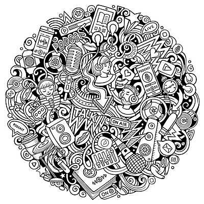 EPS 해외이미지 디자인 음악 이어폰 라인일러스트 일러스트 놀이 실내 장식 디지털 헤드폰 확성기 듣기 원형 낙서 만화 스케치 심볼 마이크 오브젝트 면접 라디오 윤곽 쇼 오디오 청각 멀티미디어 목소리 구성 뮤지컬 소셜미디어 생존 해외202309 해외일러스트 도형 음향기기 비즈니스 모션 문화예술 미술 내부 전자제품 파일형식 벡터