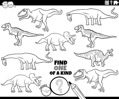 EPS 해외이미지 동물 캐릭터 1 디자인 교육 행복 어린이 일러스트 취미 그래픽 책 검은색 유치원 게임 흰색 퍼즐 만화 공룡 싱글 그림 페이지 문제집 선사시대 해결 발견 색칠공부 많음 벡터 해외202309 해외일러스트 일러캐릭터 감정 컬러 컨셉 파충류 놀이 사람 학습 색칠 역사 파일형식