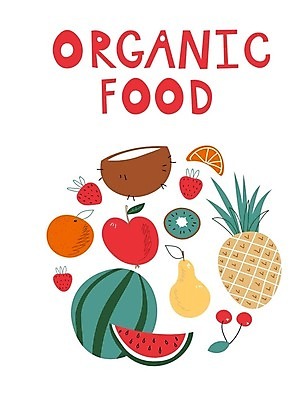 EPS 해외이미지 오렌지 일러스트 식재료 딸기 수박 키위 사람없음 체리 사과 파인애플 유기농 코코넛 서양배 해외202309 해외일러스트 웰빙 과일 배_과일 열대과일 파일형식 벡터