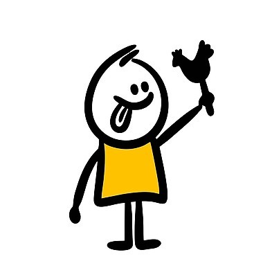 EPS 해외이미지 인물캐릭터 일러스트 한명 들기 사람 막대기 낙서 심플 해외202309 해외일러스트 일러캐릭터 캐릭터 1 모션 파일형식 벡터