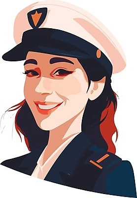 EPS 해외이미지 여자 일러스트 한명 상반신 성인 파일럿 성인여자한명만 해외202309 해외일러스트 직업 1 사람 여자한명만 성인여자만 파일형식 벡터